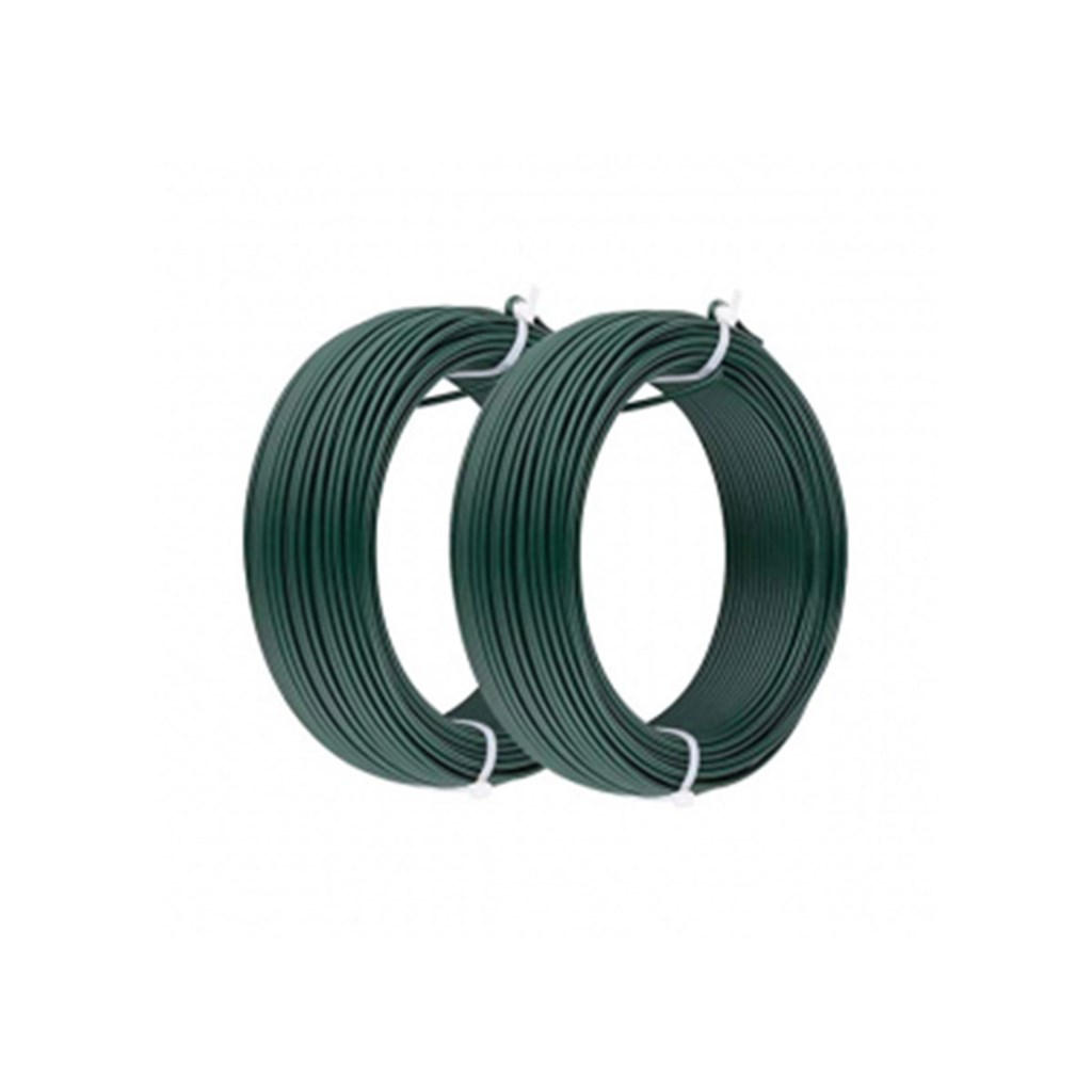 FILO SPINATO PLASTIFICATO 2 FILI 4 PUNTE - Ø MM 1,5-2,2 - ROTOLO MT 100